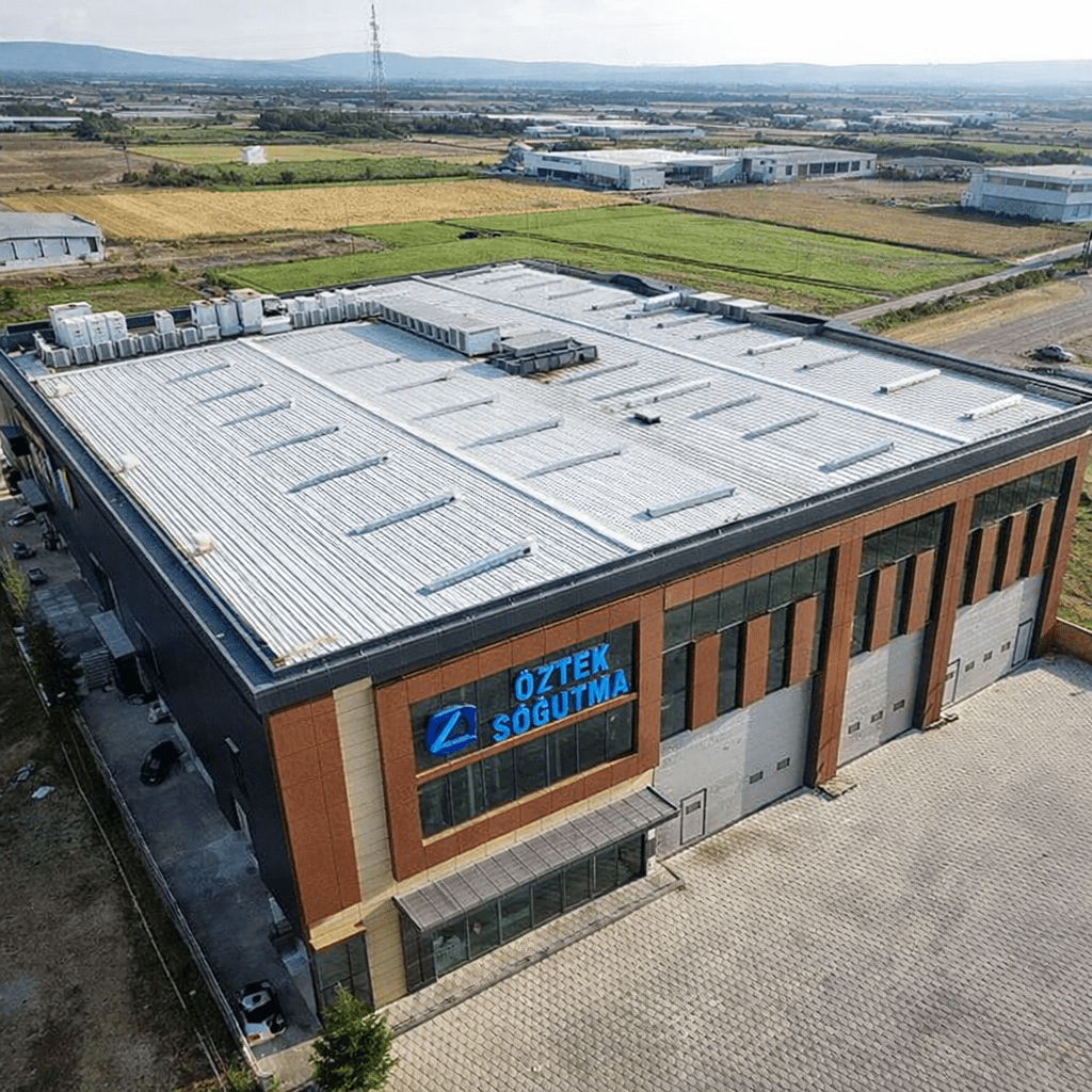 Öztek Soğutma Sistemleri Üretim Tesisi Kuş Bakışı
